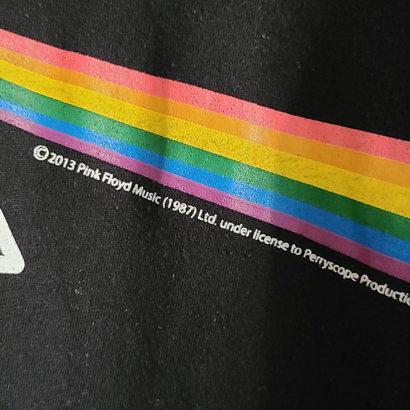 PINK FLOYD Dark Side of the Moon Graphic Band Tee Unisex Size Large - Picture 3 of 9
